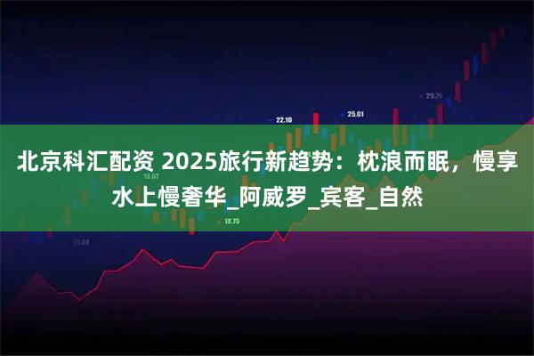北京科汇配资 2025旅行新趋势：枕浪而眠，慢享水上慢奢华_阿威罗_宾客_自然