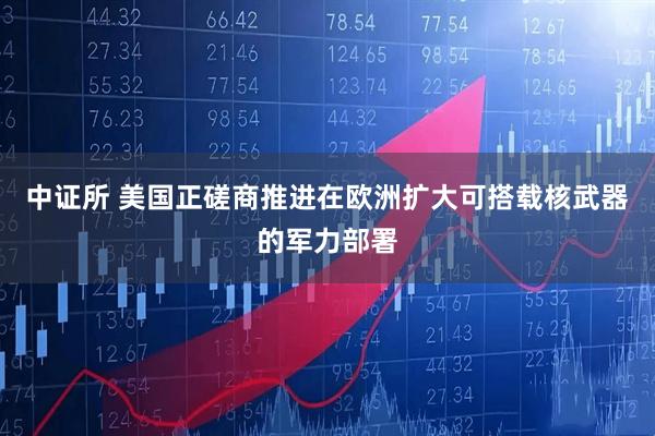 中证所 美国正磋商推进在欧洲扩大可搭载核武器的军力部署